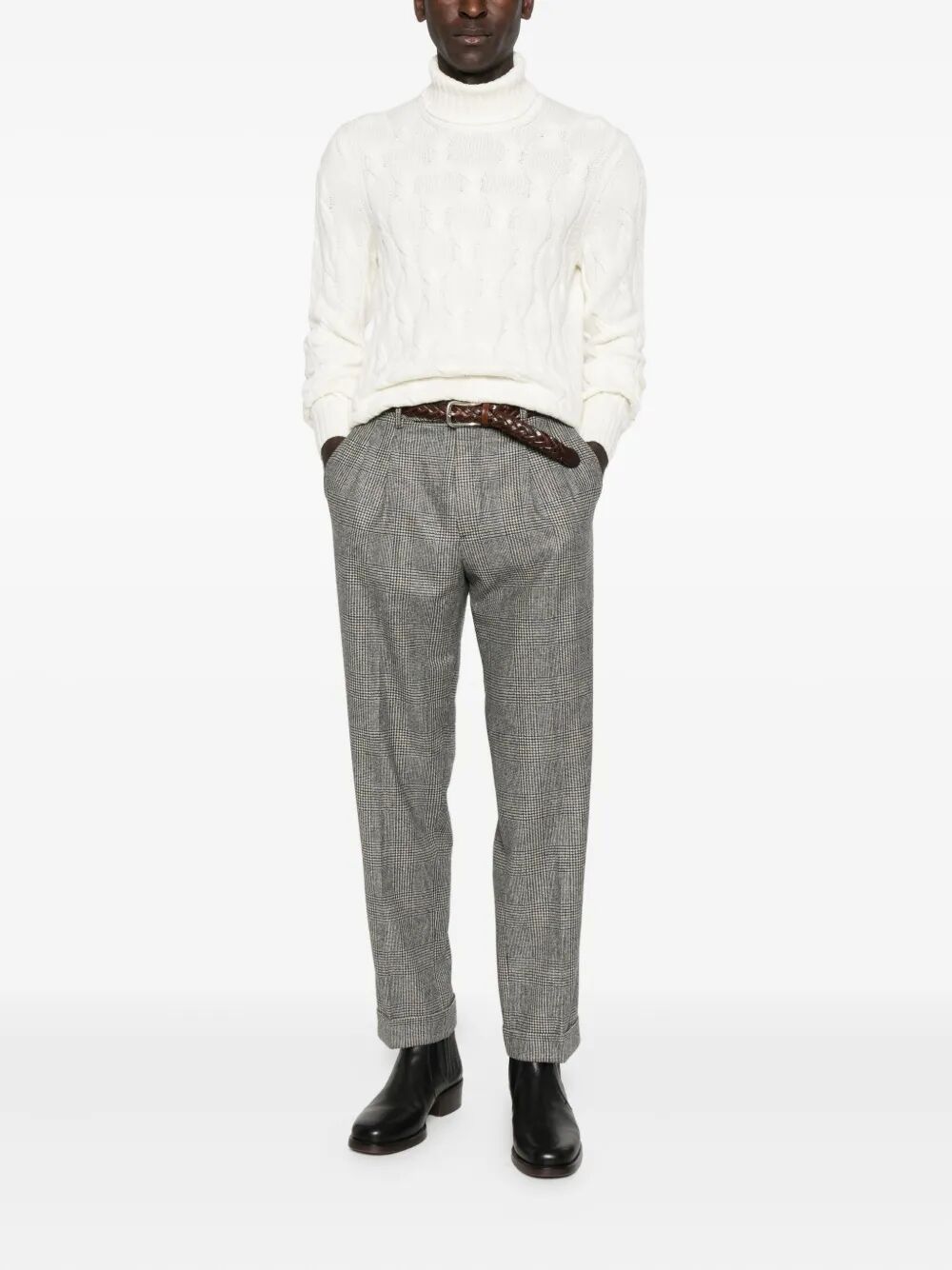 BARBA Napoli Men's Turtle Neck Sweater