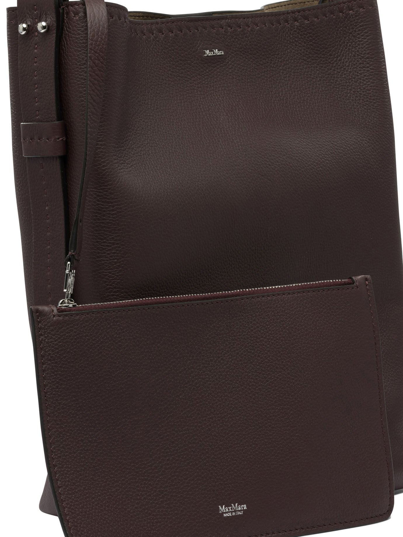 MAX MARA Leather Shoulder Handbag