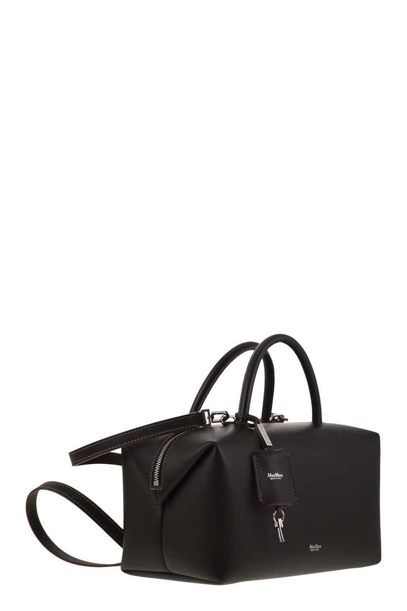 MAX MARA Medium Satchel in Natural Leather