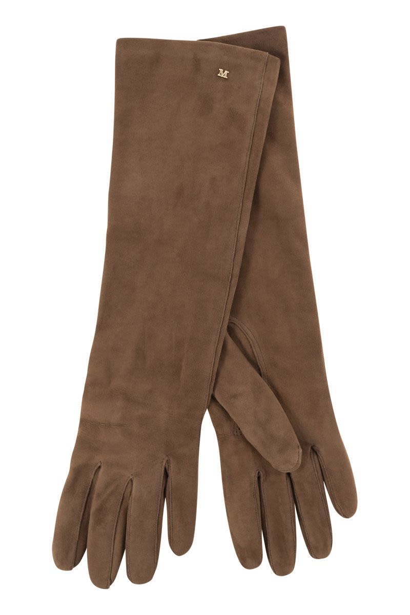 MAX MARA Long Suede Nappa Gloves