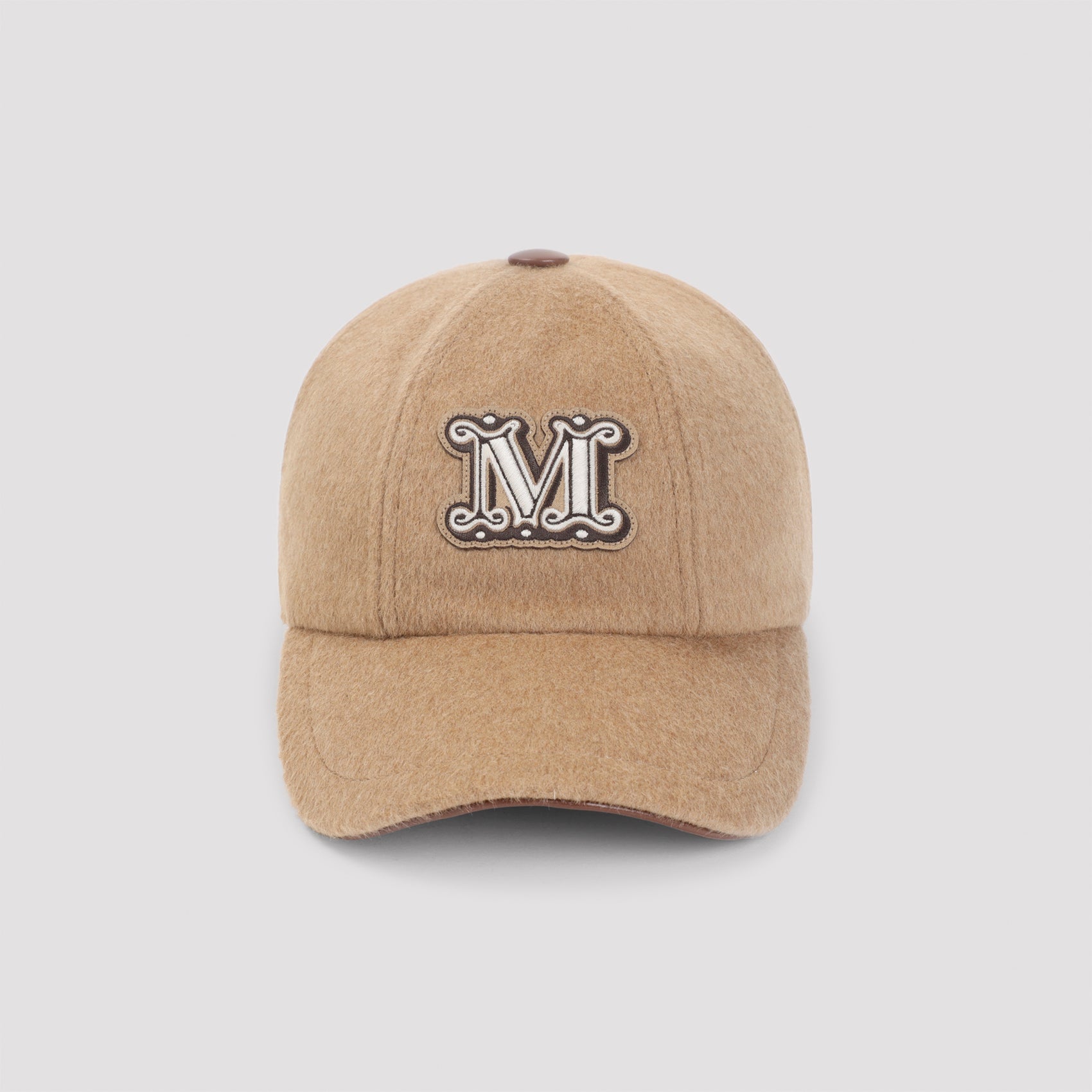 MAX MARA Wool Fedora Logo Baseball Hat