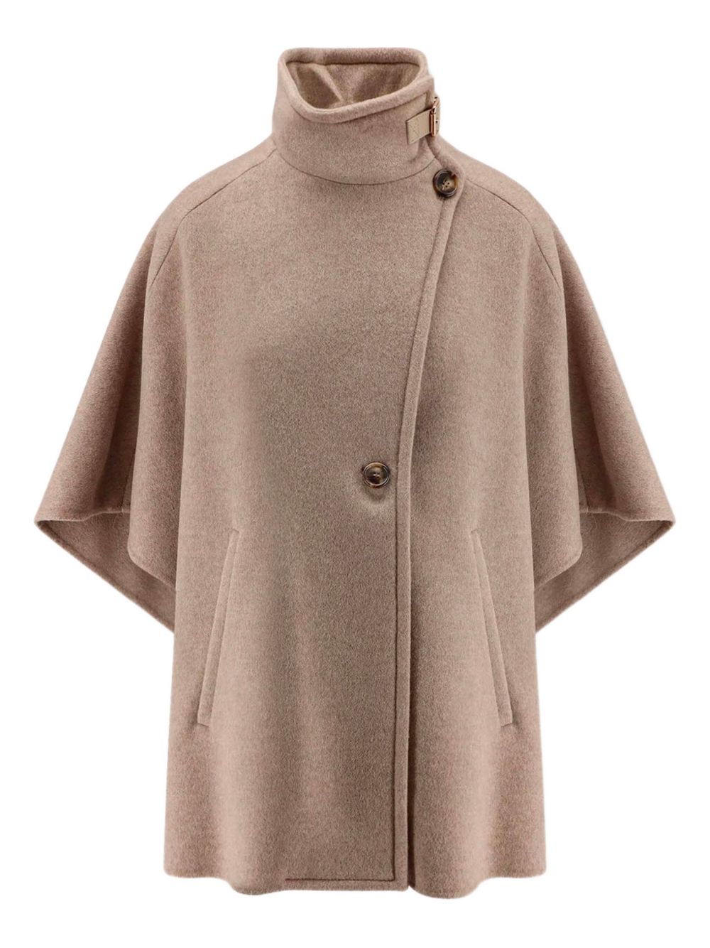 MAX MARA Women's Mini Double-Breasted Cloak with Belted Waist