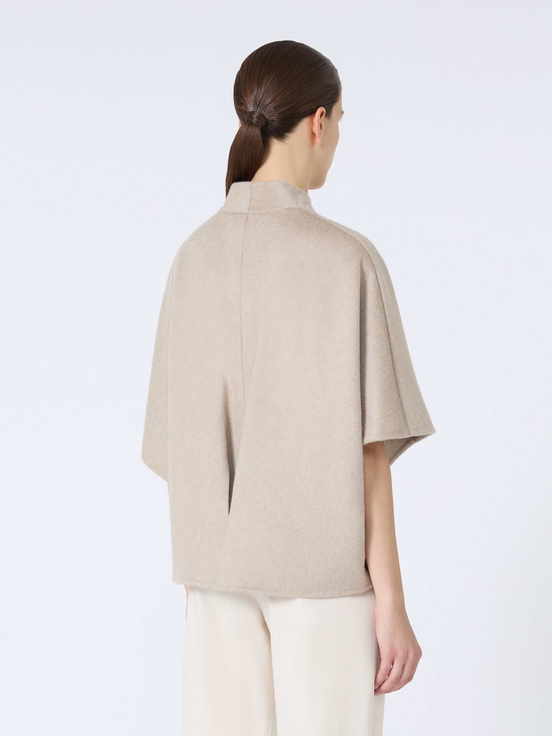 MAX MARA Long Cropped Cape for Women - Size S/M