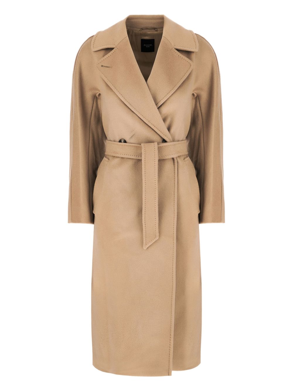 WEEKEND MAX MARA Pure Wool Jacket with Belt - Women's Outerwear