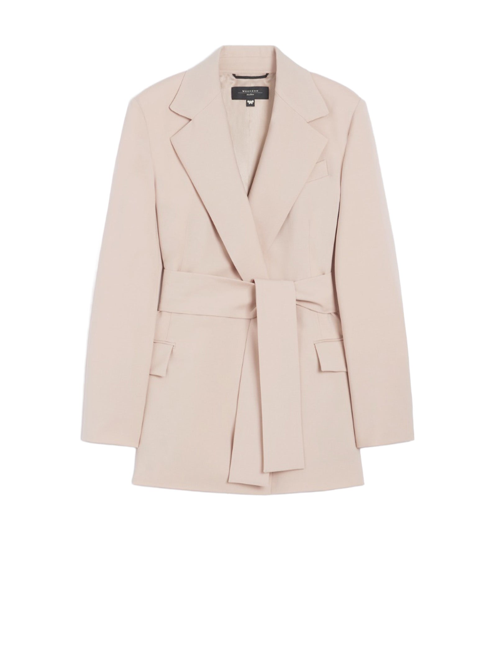WEEKEND MAX MARA Wool Jacket with Belt - Women's Outerwear