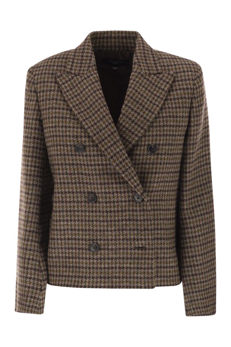 WEEKEND MAX MARA Cropped Wool Blend Blazer