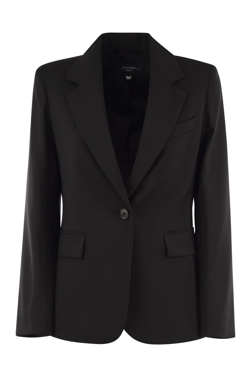 WEEKEND MAX MARA Natural Stretch Wool Blazer - FW25
