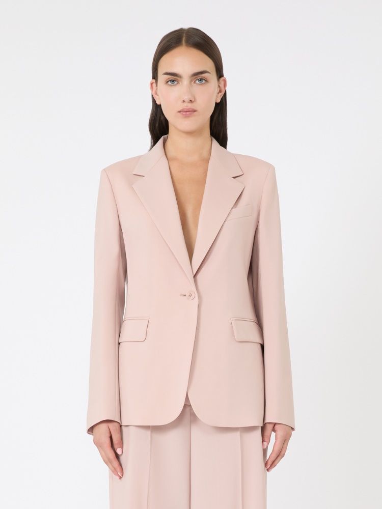 WEEKEND MAX MARA Light Pink Wool Jacket for Women