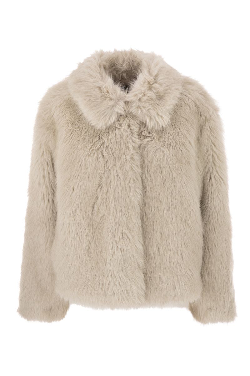 WEEKEND MAX MARA Soft-Effect Crop Jacket for Women