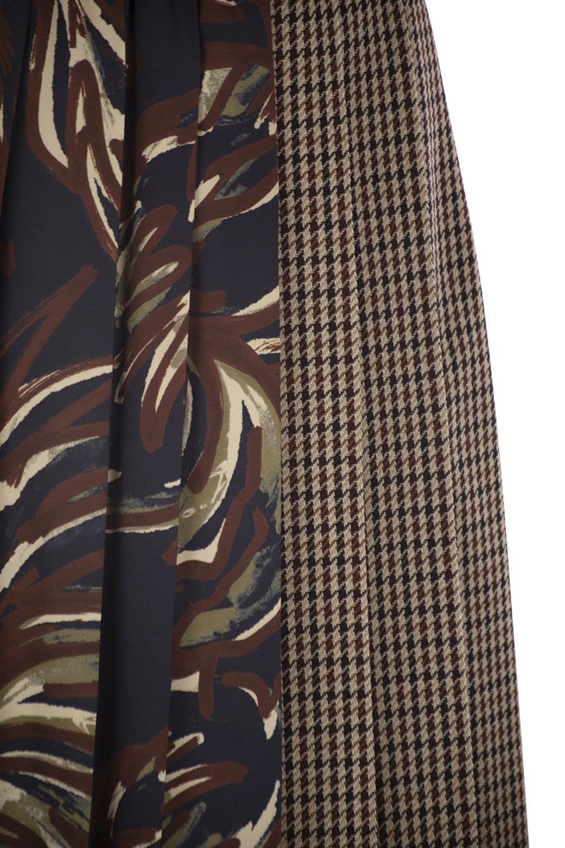 WEEKEND MAX MARA Pleated Wool Midi Skirt