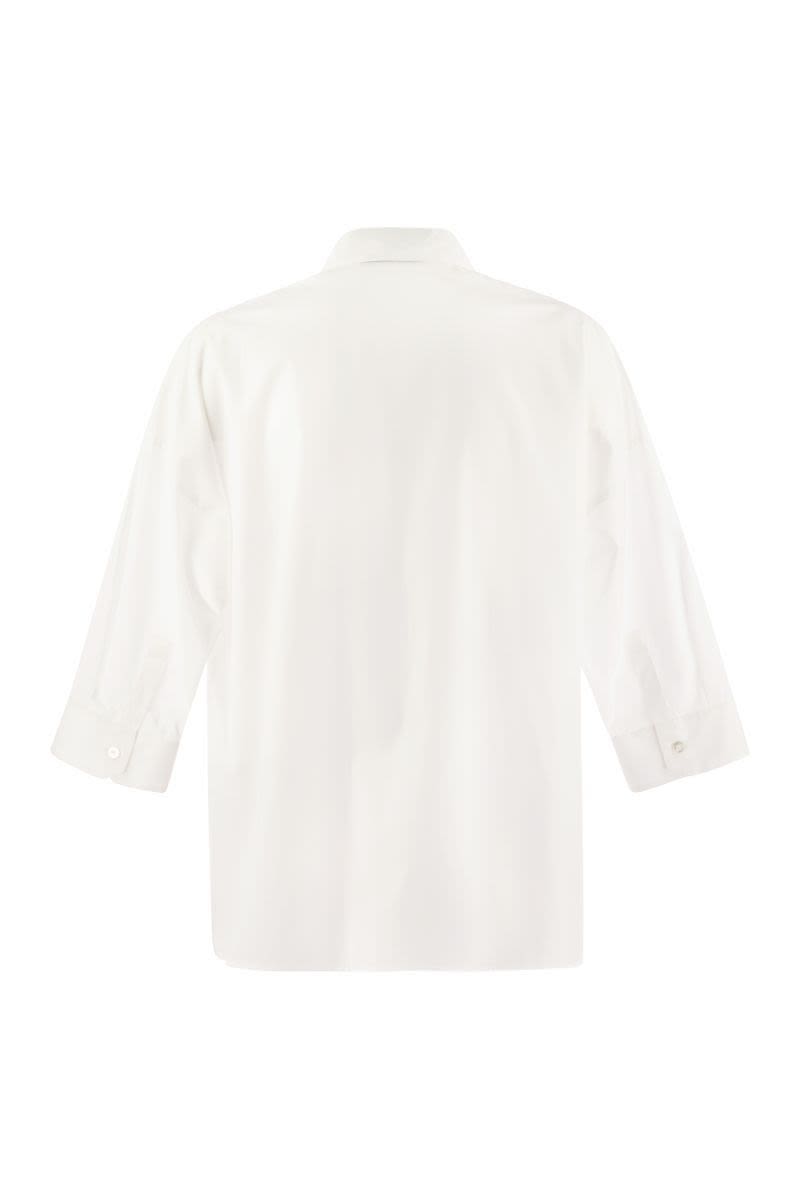 WEEKEND MAX MARA Women's Soft Poplin Shirt with Flared Fit
