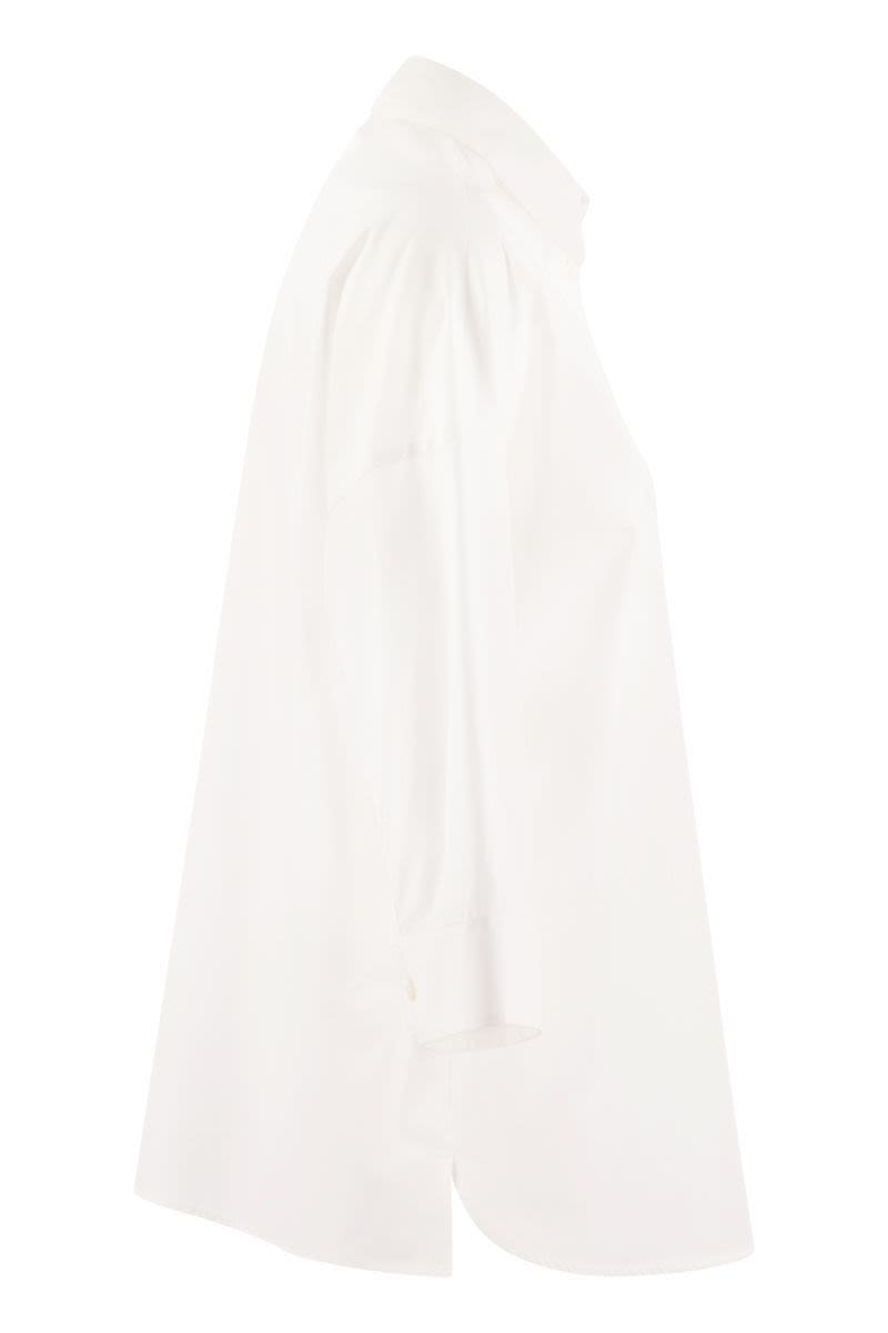 WEEKEND MAX MARA Women's Soft Poplin Shirt with Flared Fit