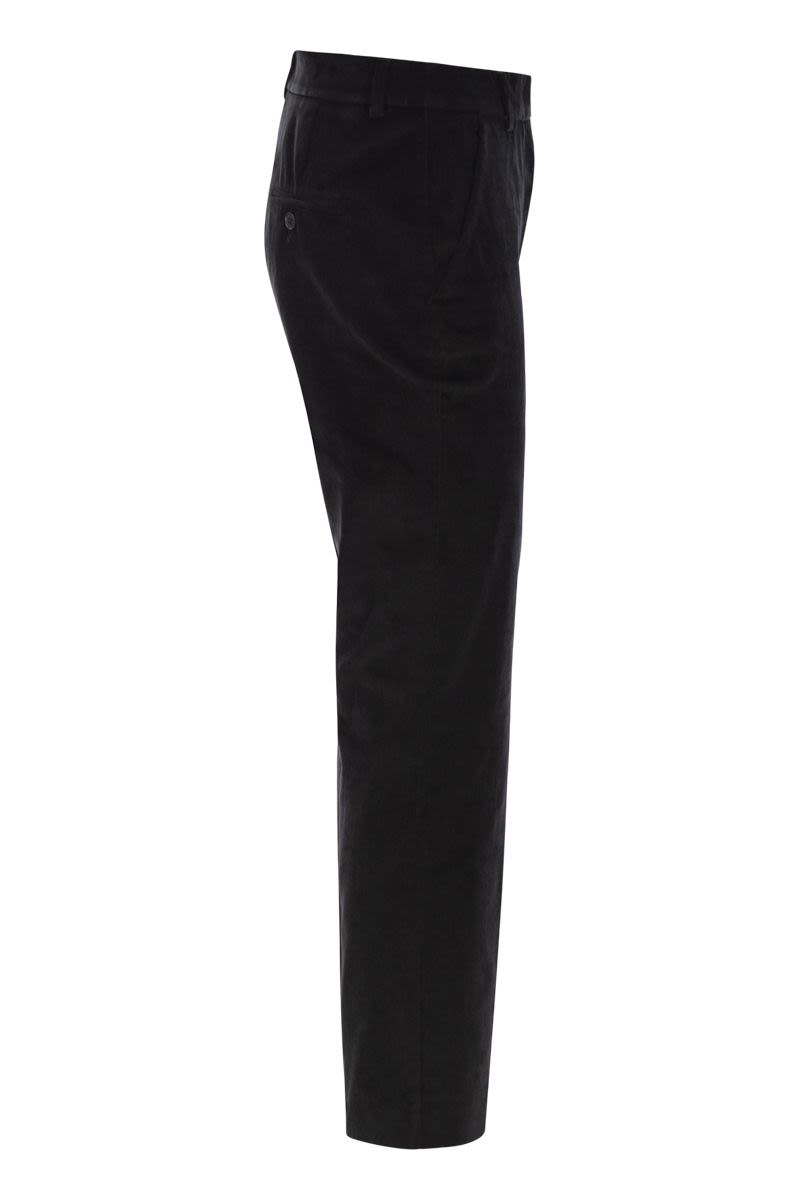 WEEKEND MAX MARA Ankle-Length Cotton Velvet Trousers