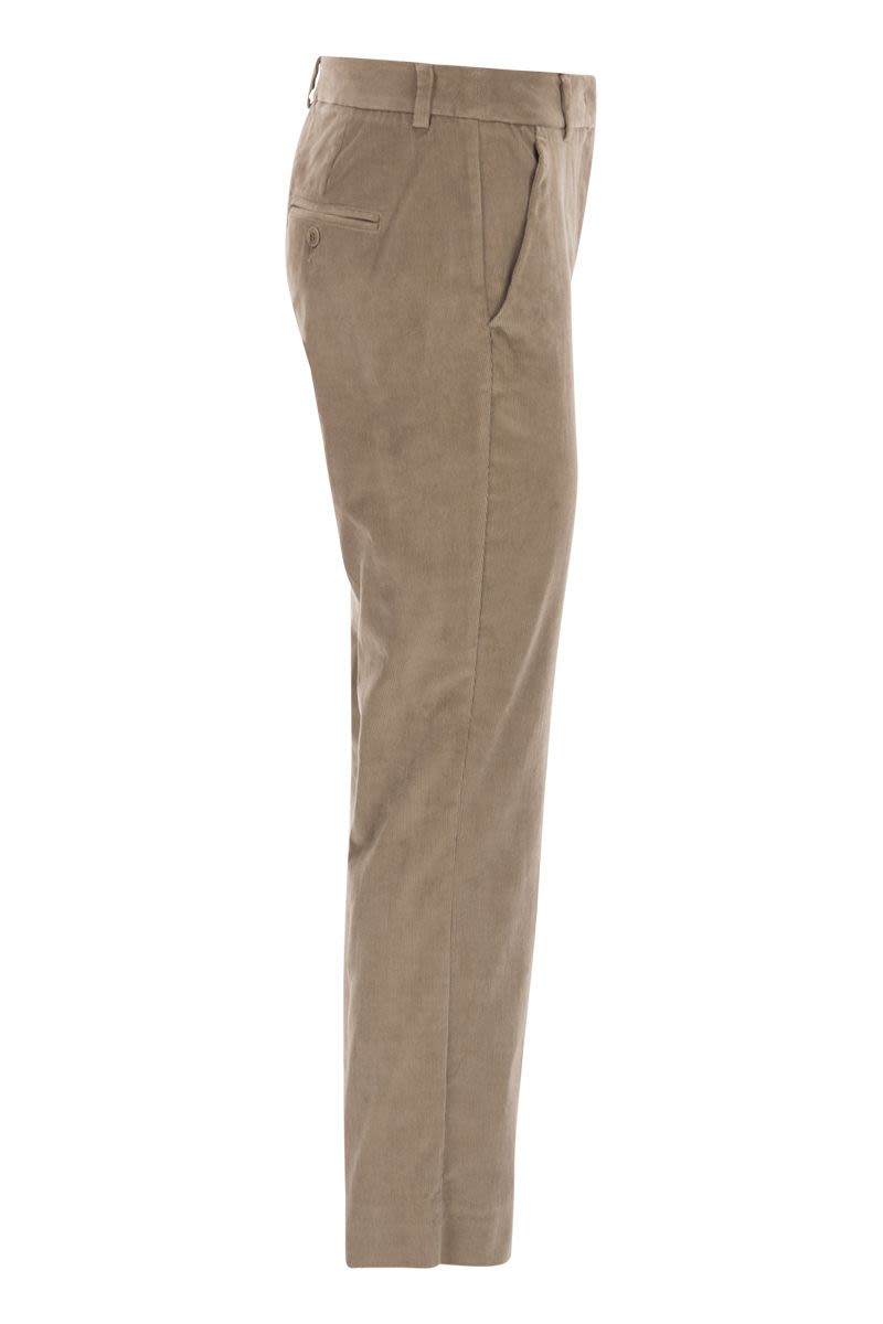 WEEKEND MAX MARA Ankle-Length Cotton Velvet Trousers