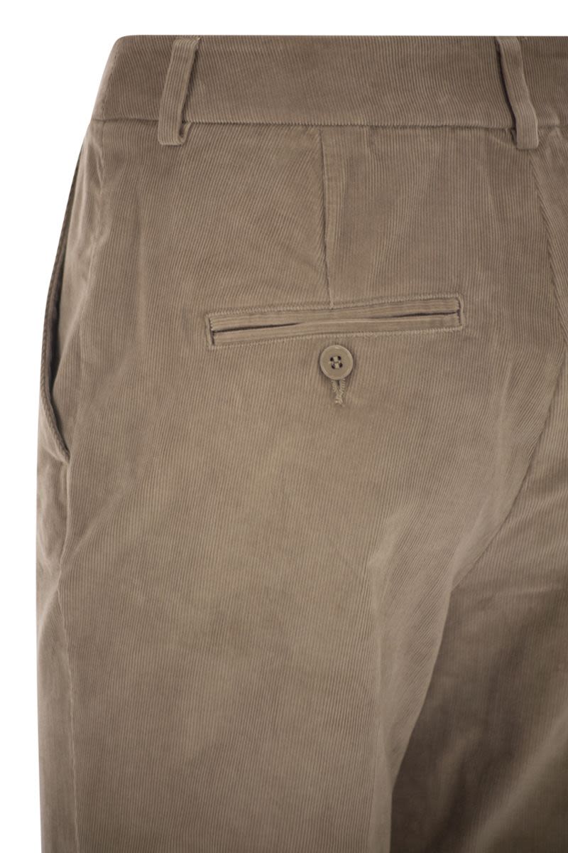 WEEKEND MAX MARA Ankle-Length Cotton Velvet Trousers