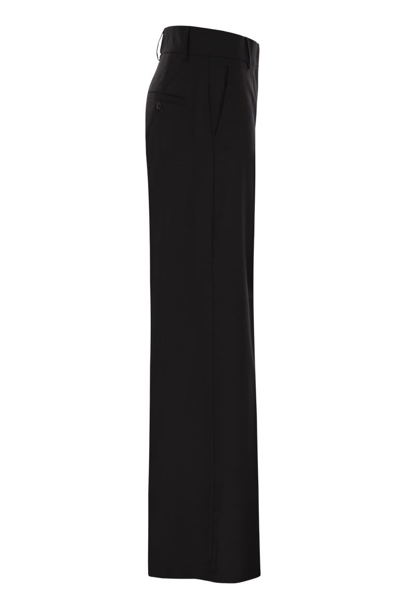 WEEKEND MAX MARA Wide-Leg Wool Palazzo Trousers