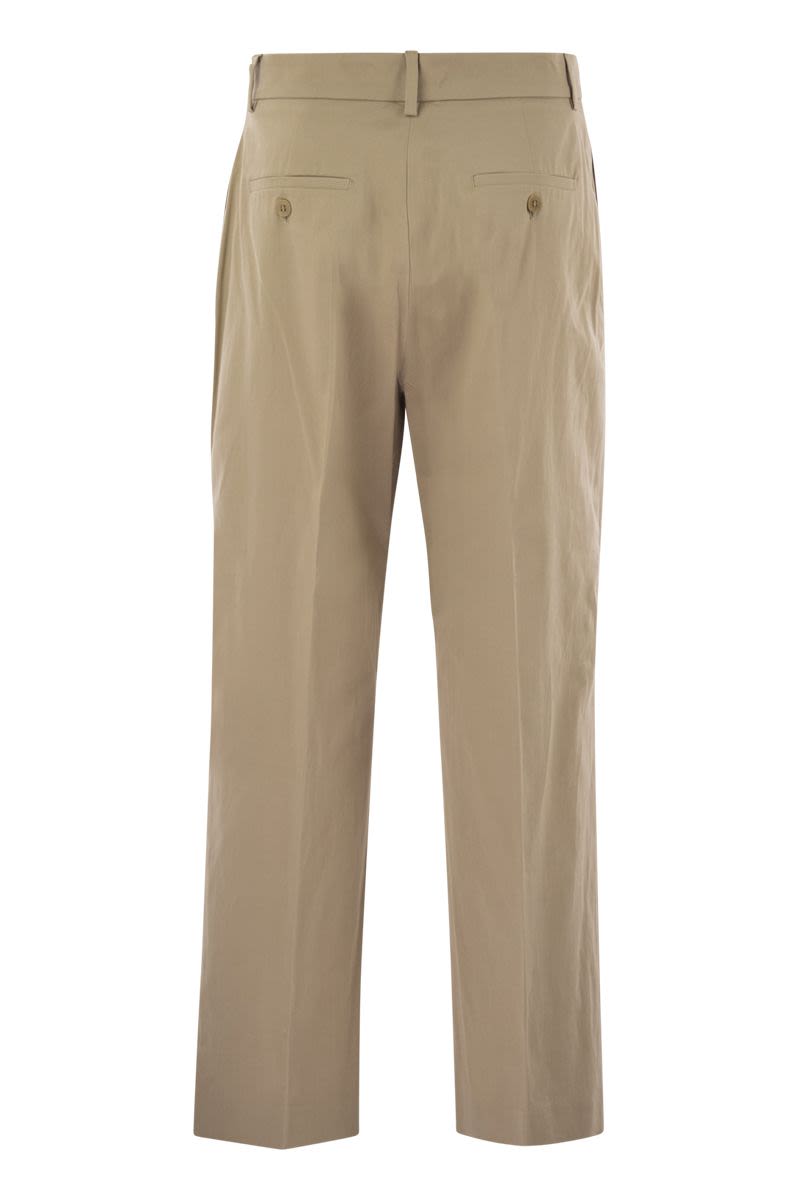WEEKEND MAX MARA High-Waisted Cotton Satin Crop Trousers