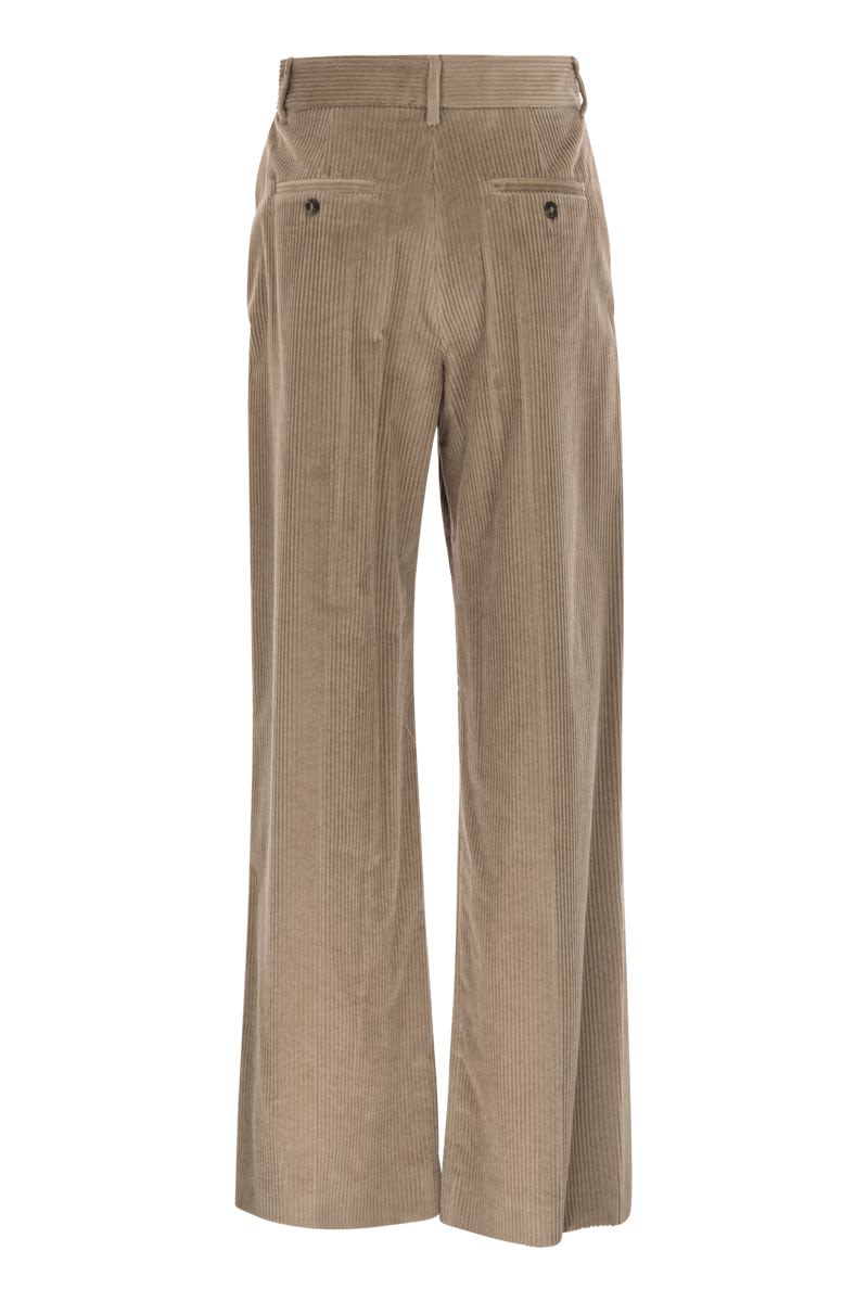 WEEKEND MAX MARA Wide-Leg Corduroy Trousers