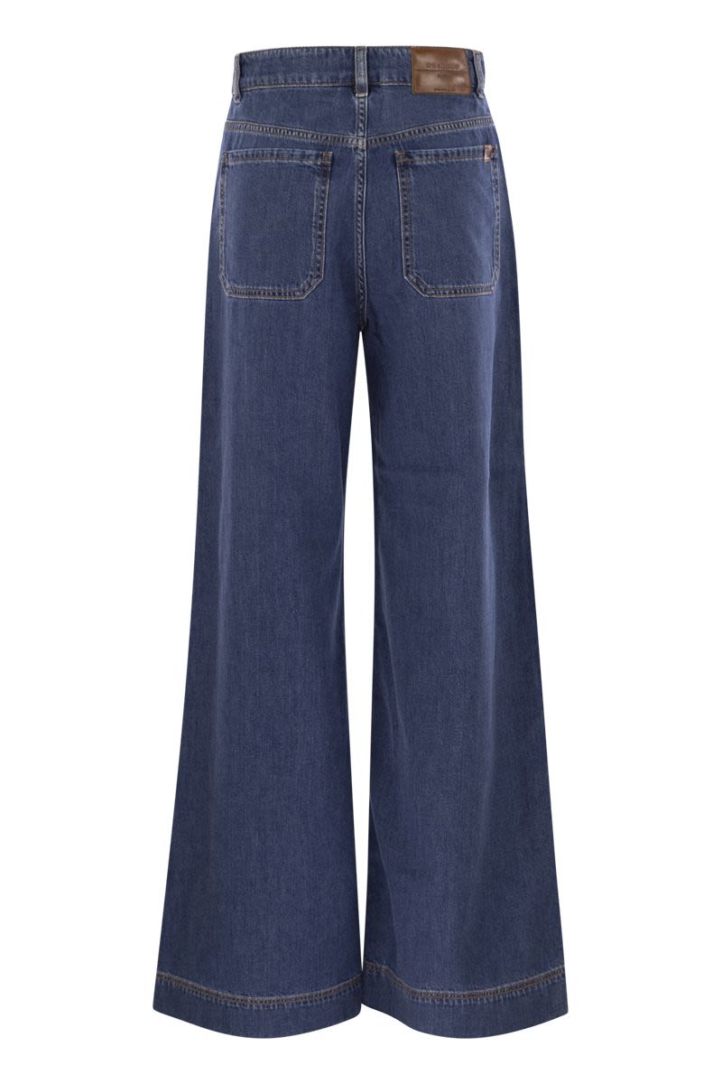 WEEKEND MAX MARA Cropped Wide-Leg Jeans