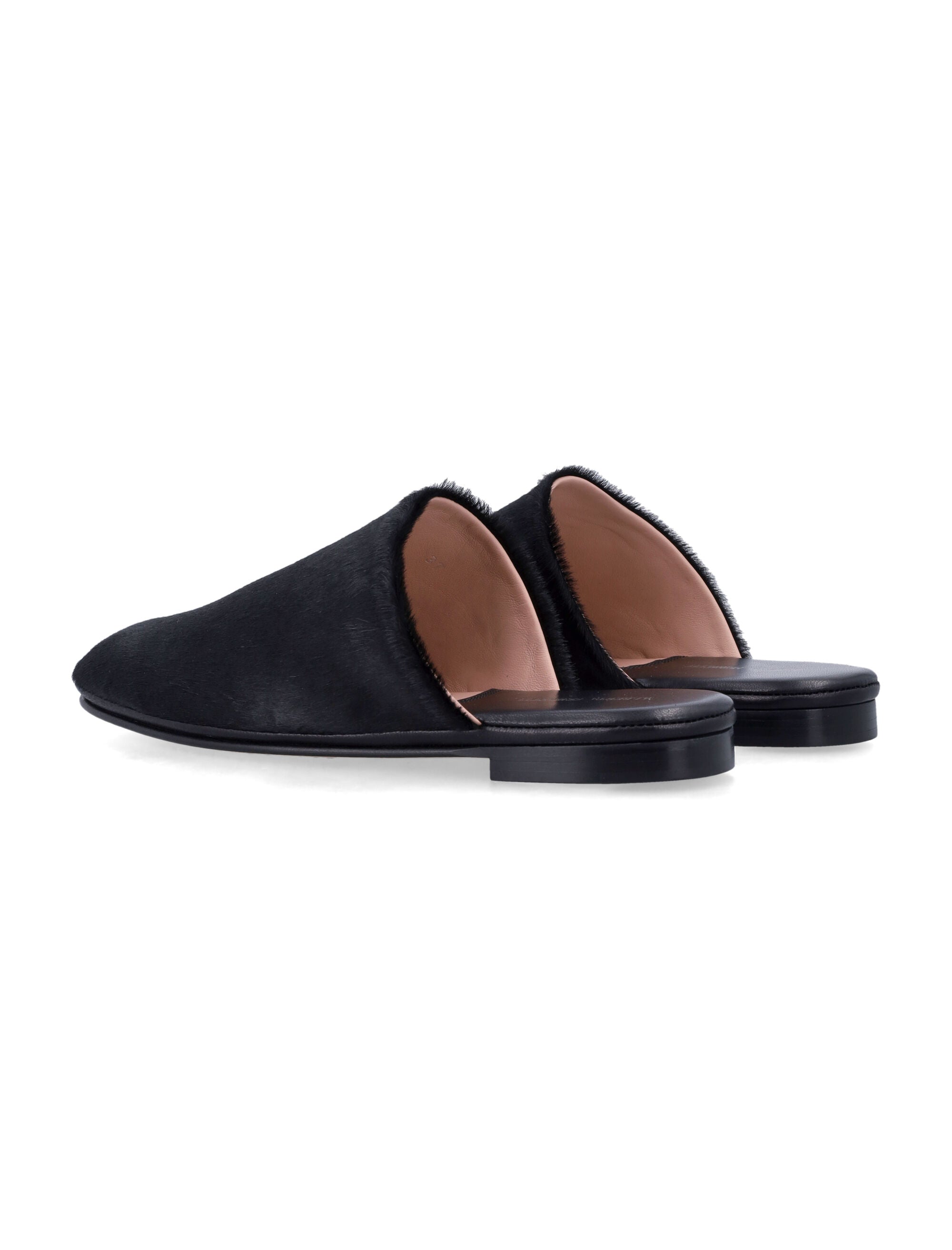 ALBERTA FERRETI Minimalist Pony Hair Flats for Women