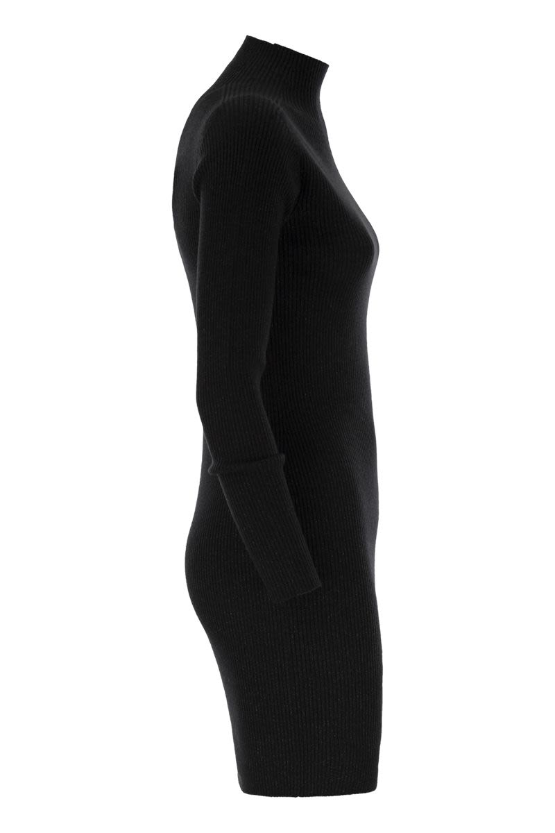 WEEKEND MAX MARA Wool and Lurex Mini Dress