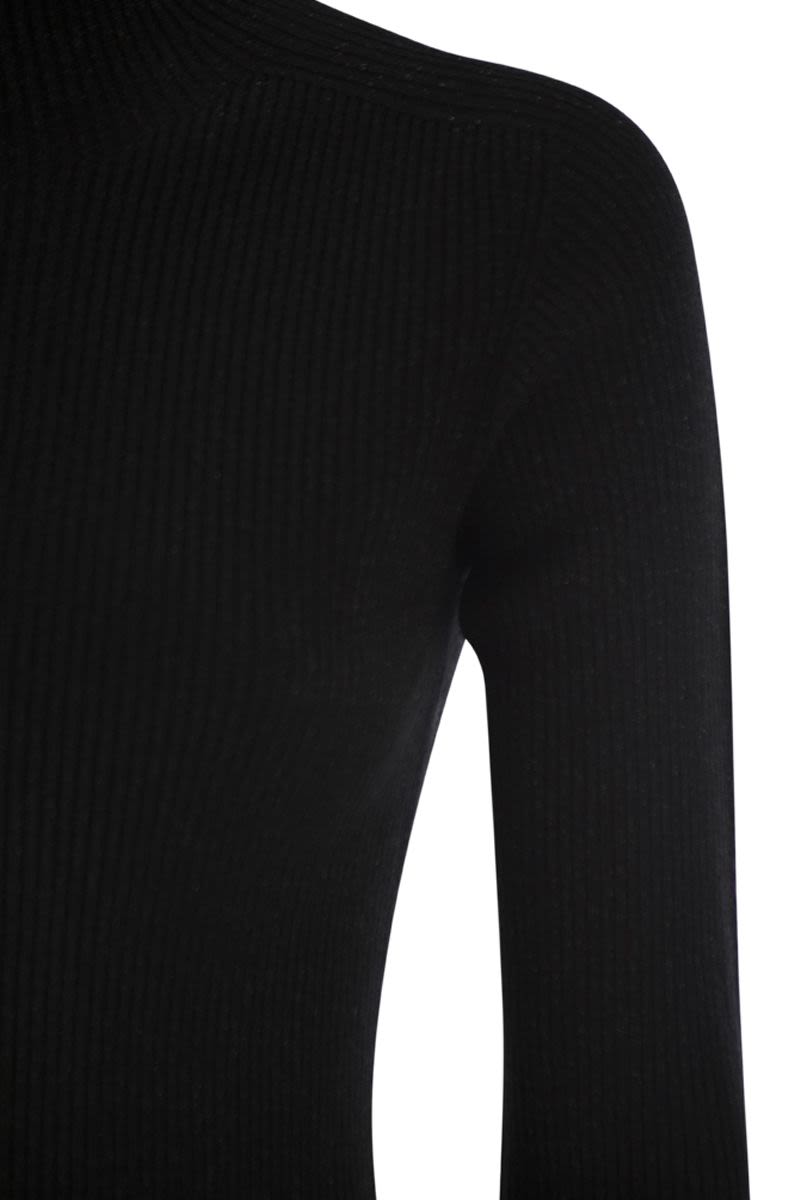 WEEKEND MAX MARA Wool and Lurex Mini Dress