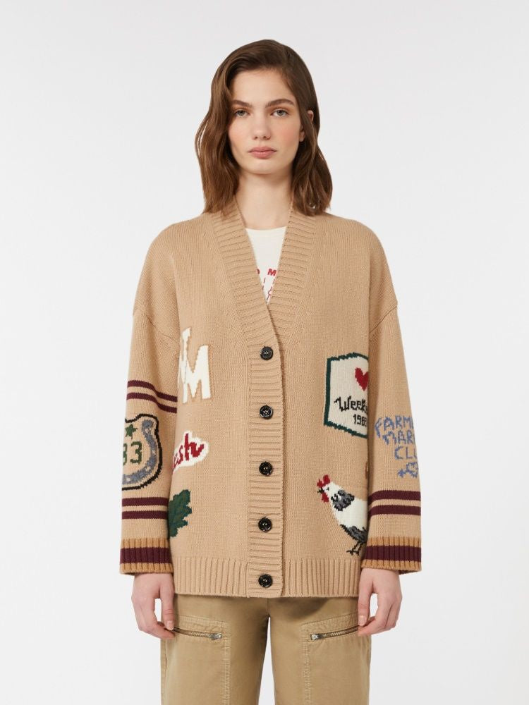 WEEKEND MAX MARA Cozy Luxe Knit Cardigan