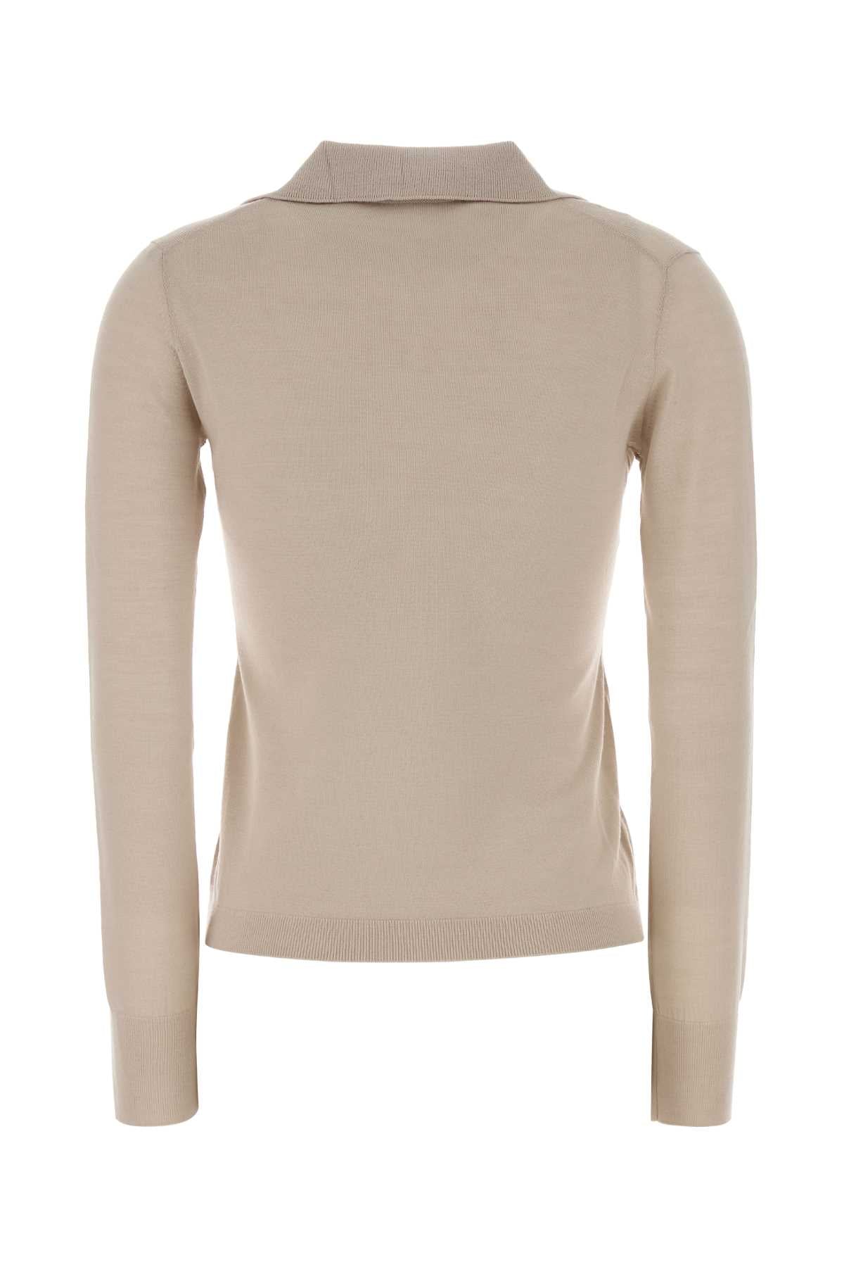 WEEKEND MAX MARA Wool and Cashmere Polo Shirt