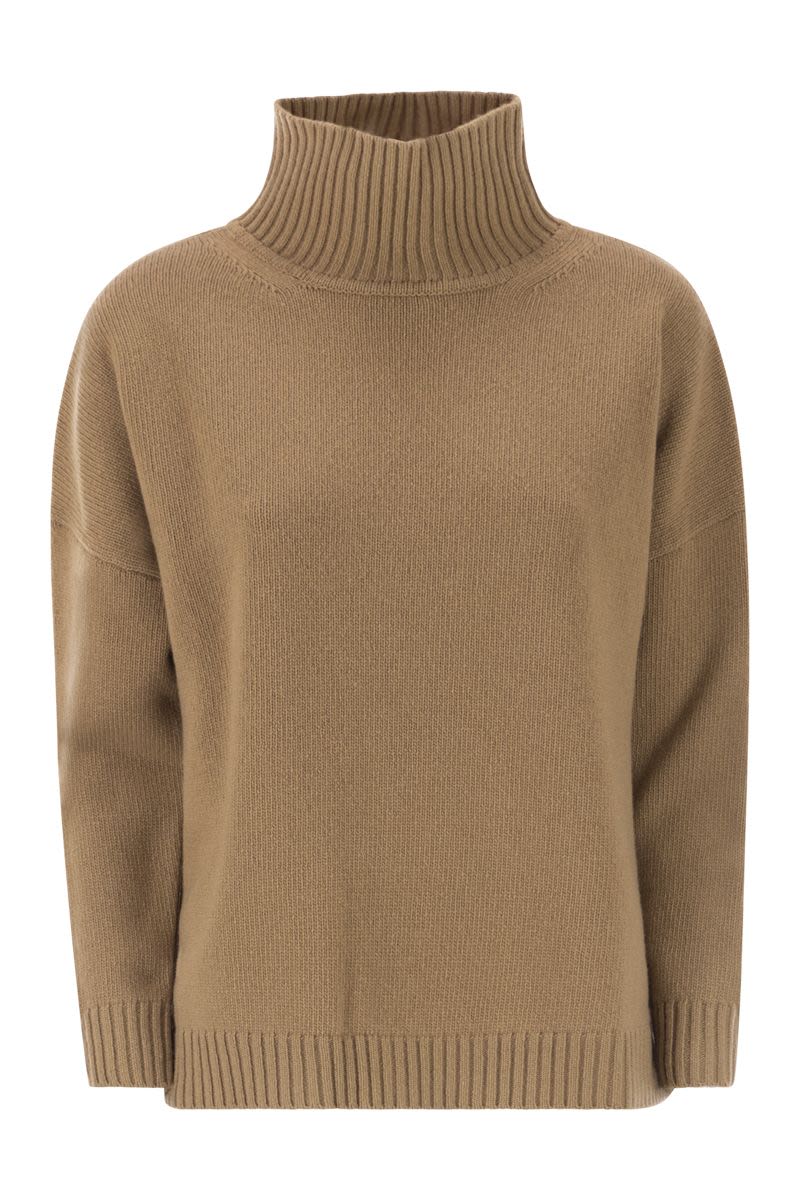 WEEKEND MAX MARA Oversized Wool Turtleneck Sweater