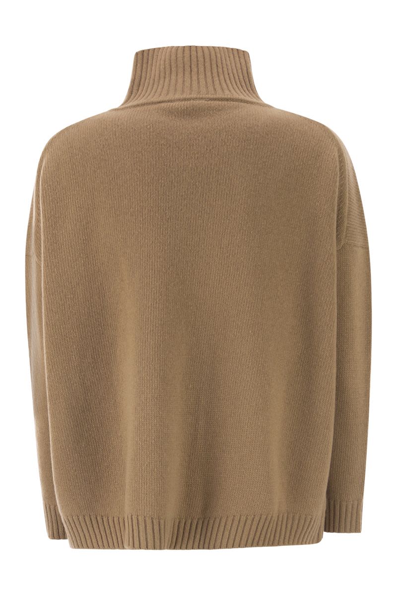 WEEKEND MAX MARA Oversized Wool Turtleneck Sweater