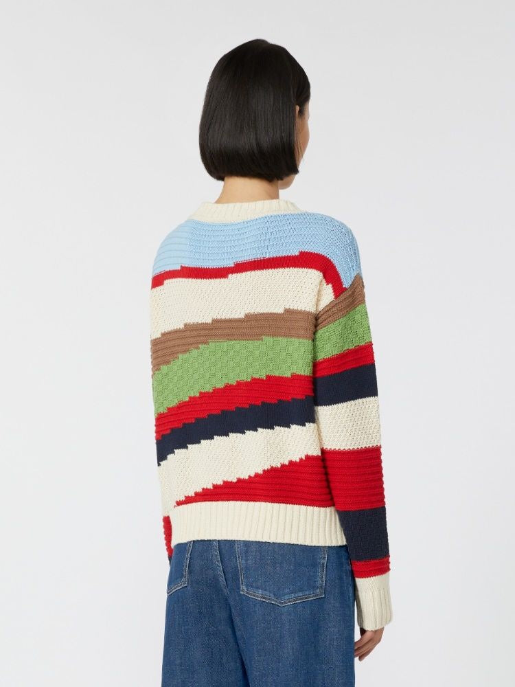 WEEKEND MAX MARA Multicolour Polo Sweater for Women - FW25