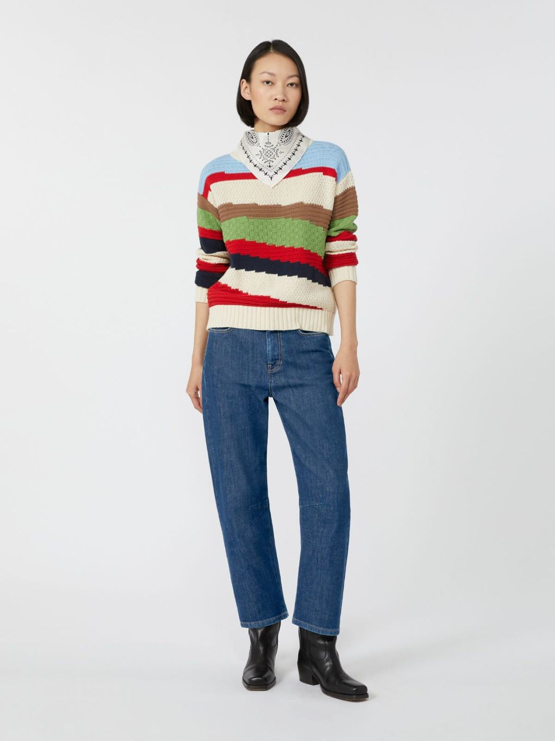 WEEKEND MAX MARA Multicolour Polo Sweater for Women - FW25