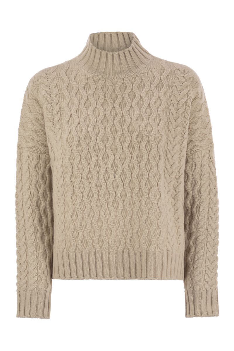 WEEKEND MAX MARA Boxy Wool Yarn Sweater