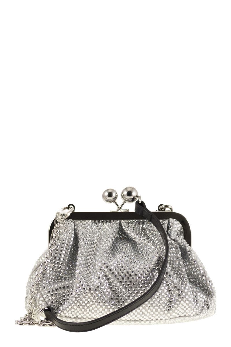 WEEKEND MAX MARA Mini Satin and Rhinestone Handbag