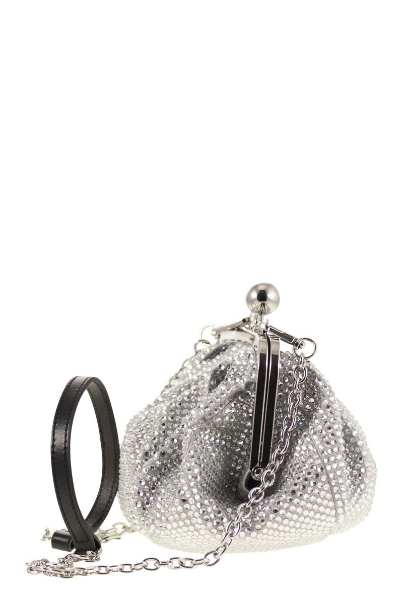 WEEKEND MAX MARA Mini Satin and Rhinestone Handbag