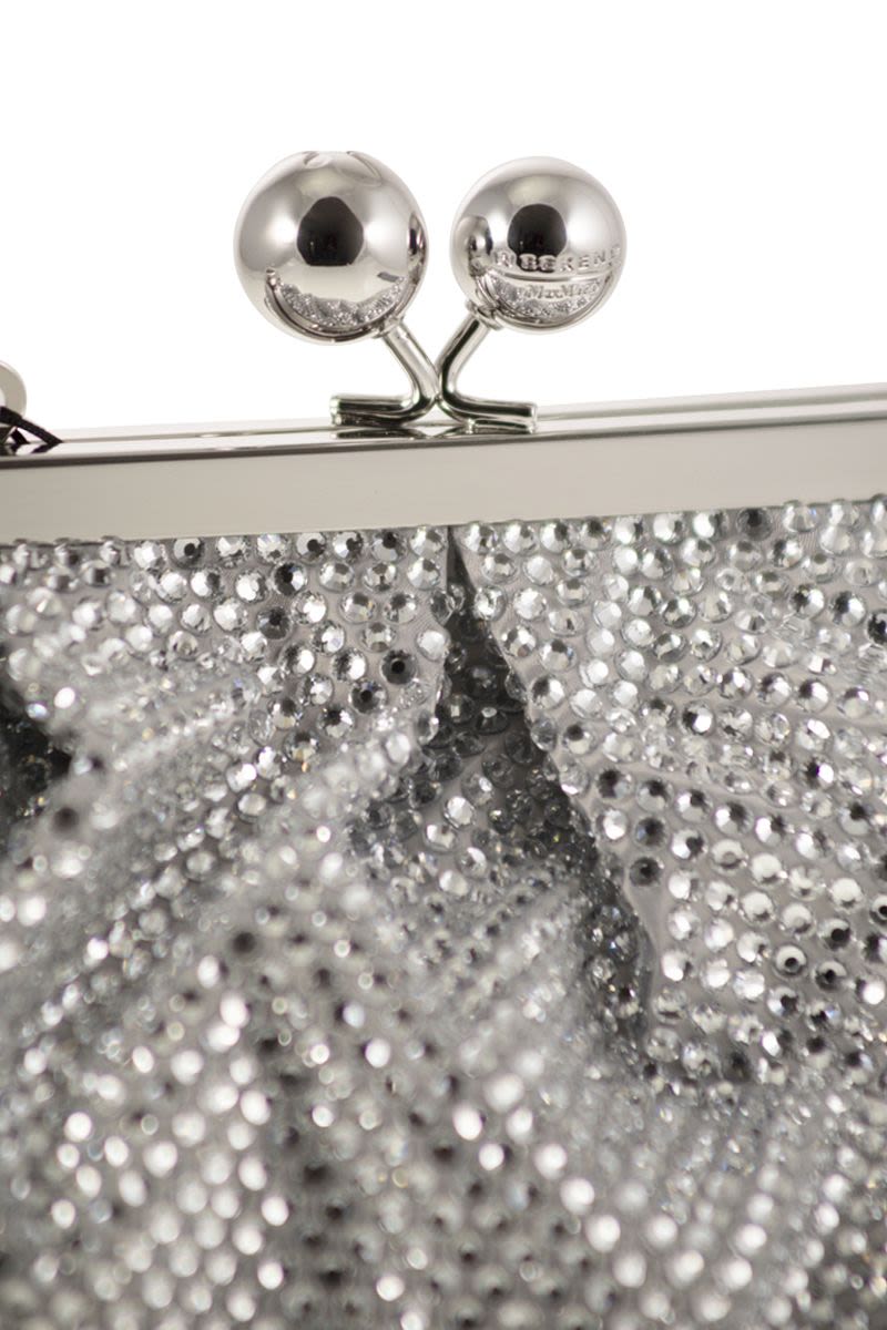 WEEKEND MAX MARA Mini Satin and Rhinestone Handbag