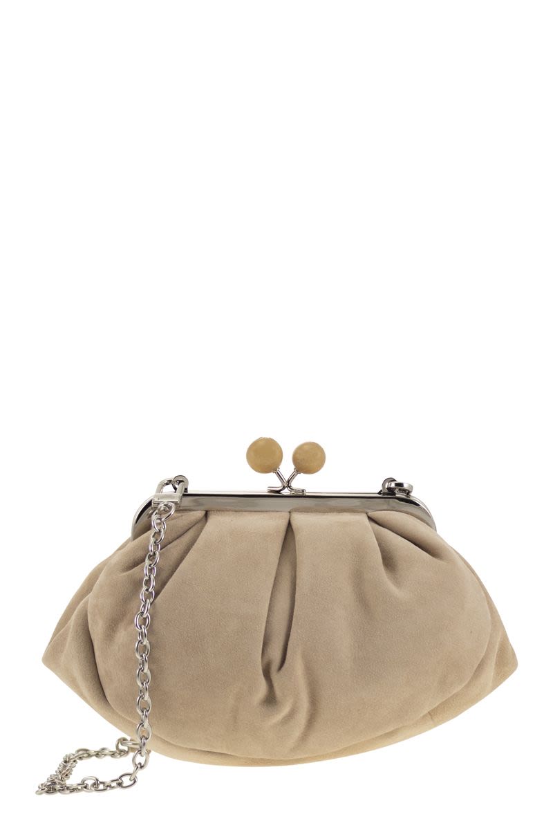WEEKEND MAX MARA Mini Suede Pasticcino Handbag - The Perfect Everyday Clutch