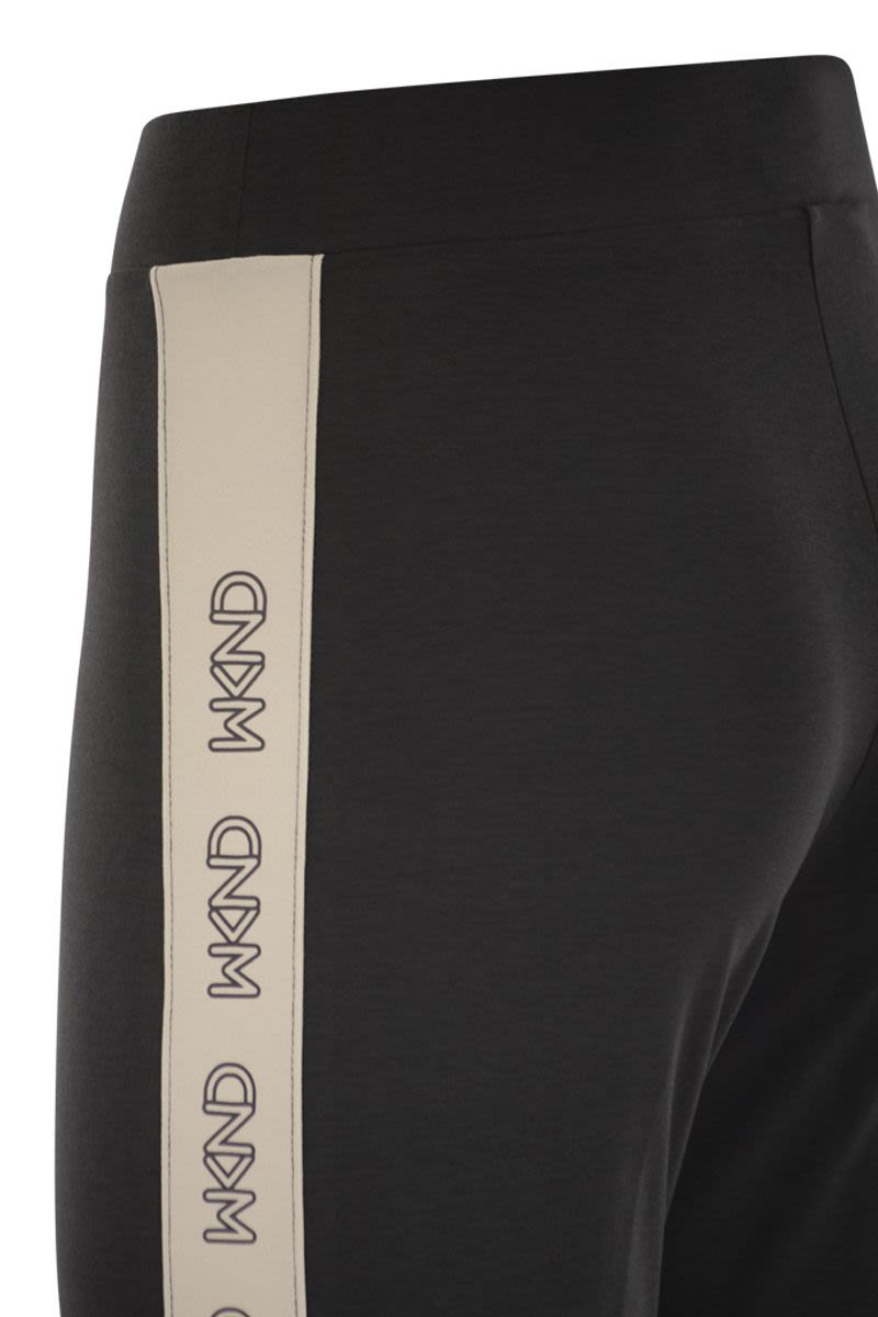 WEEKEND MAX MARA Technical Cotton T-Shirt Leggings - FW25 Collection