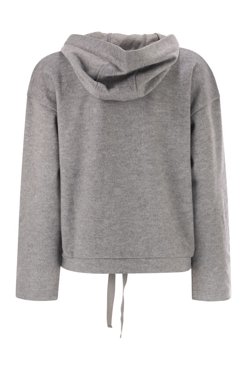 WEEKEND MAX MARA Casual Draped Hoodie T-Shirt - Relaxed Fit
