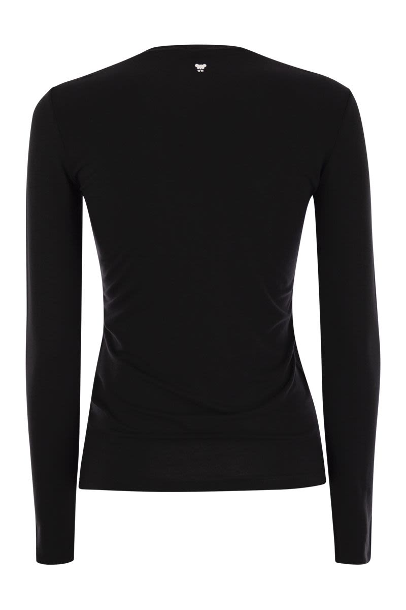 WEEKEND MAX MARA Slim Fit Viscoe Yarn Sweater