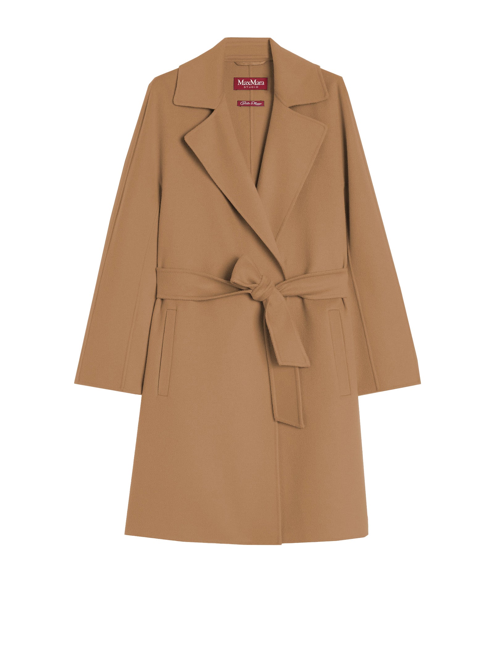 MAX MARA STUDIO Belted Camel Jacket for Women