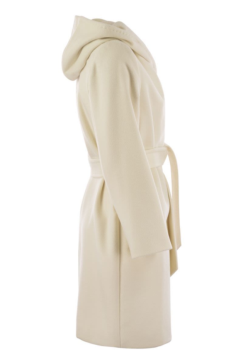 MAX MARA Mini Hooded Wool Jacket