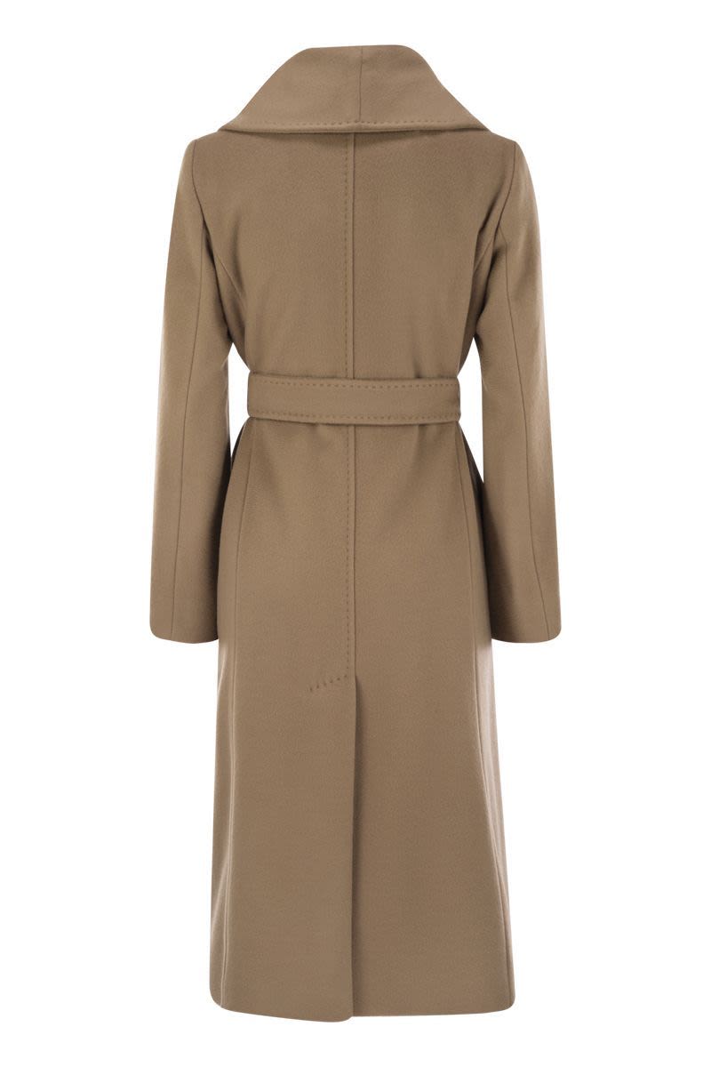 MAX MARA Wool Drap Long Dressing Gown Jacket