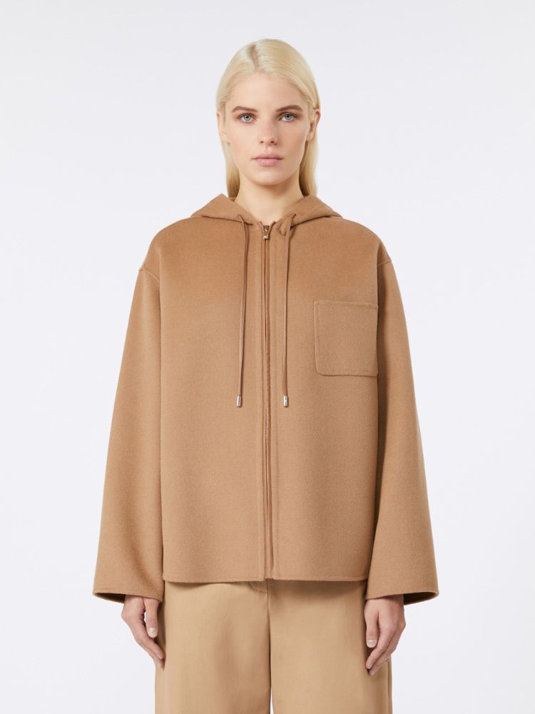 MAX MARA STUDIO Oversized Chest-Pocket Jacket for Women