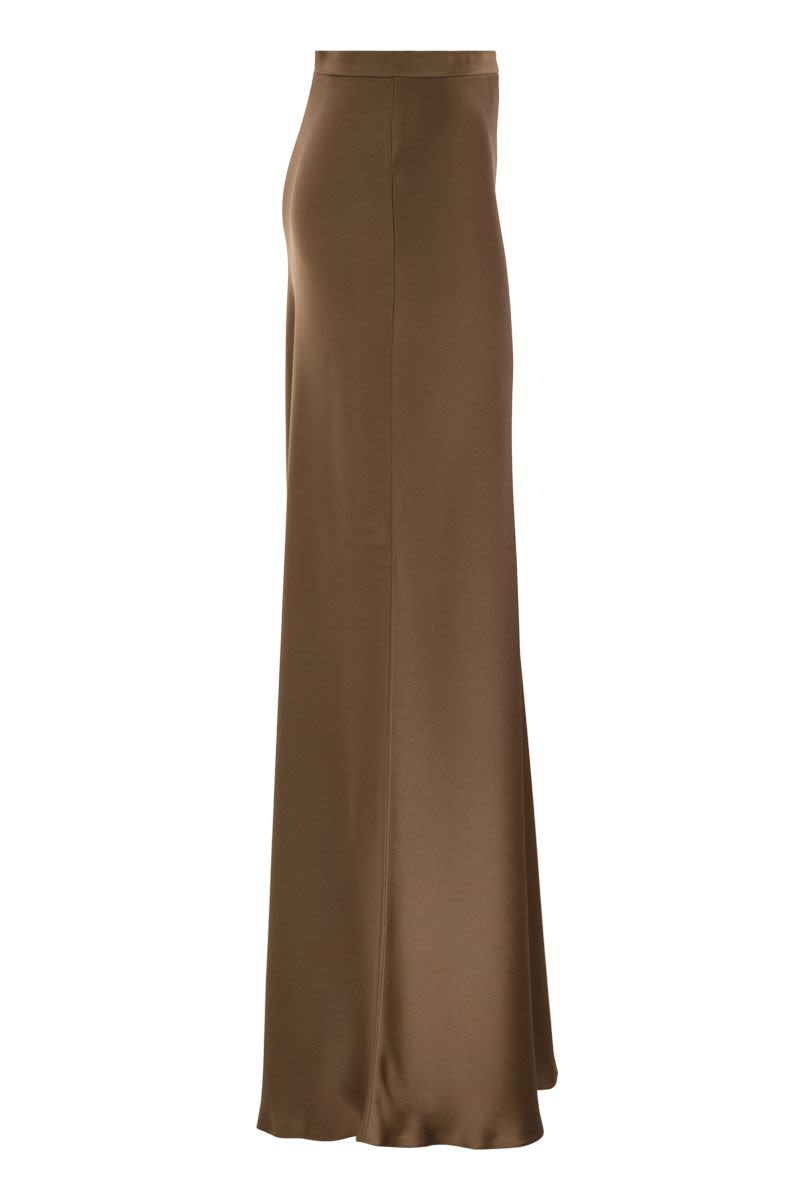 MAX MARA Flowing Skirt in Envers Satin - Regular Waist