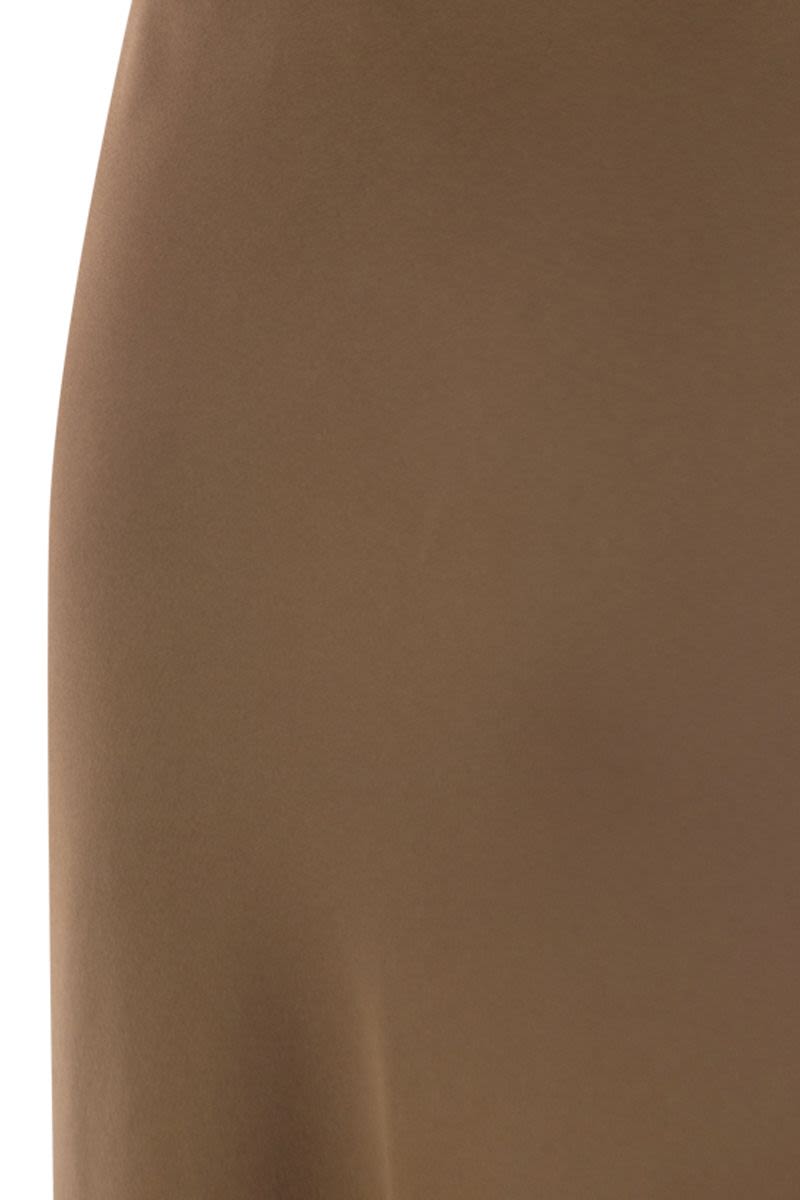 MAX MARA Flowing Skirt in Envers Satin - Regular Waist