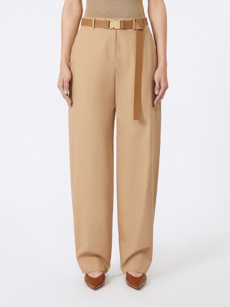 MAX MARA STUDIO Trendy High-Waisted Trousers for Women