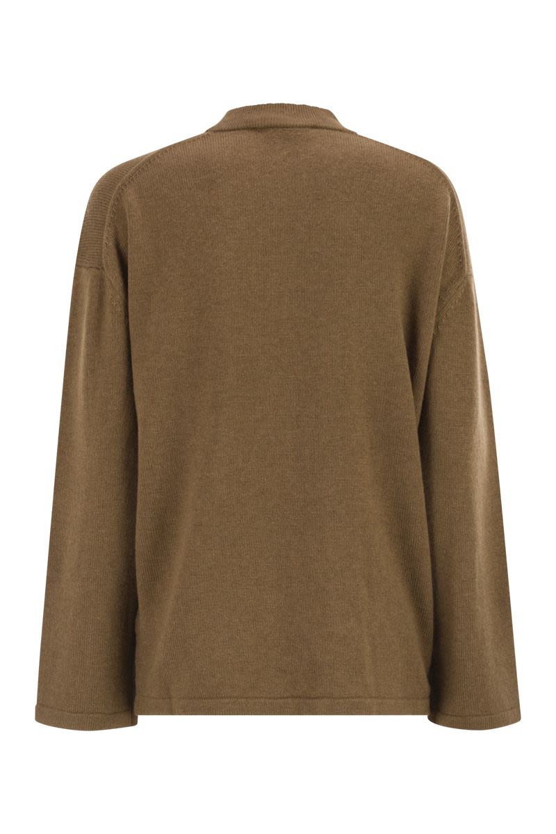 MAX MARA Lightweight Wool & Cashmere Knit Jumper - Roll Neck