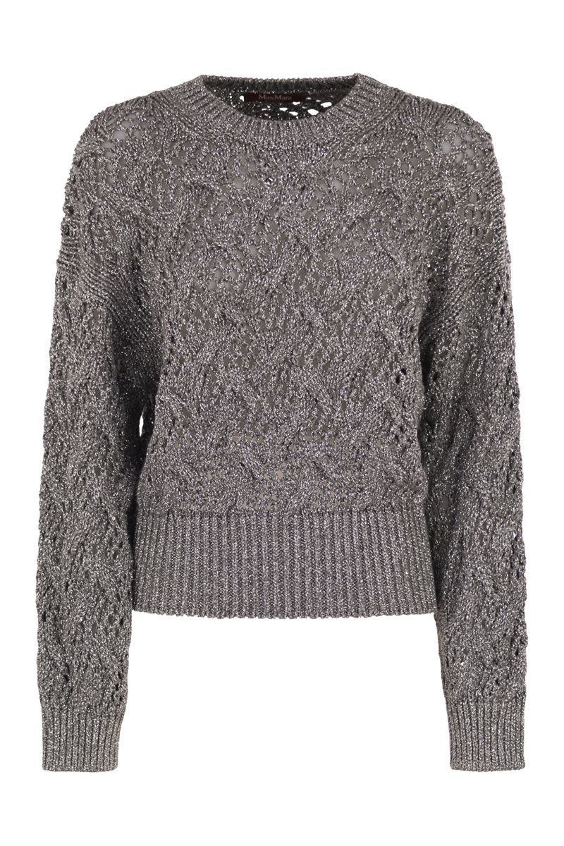MAX MARA Diamond-Pattern Corded Knitwear - Slightly Cropped