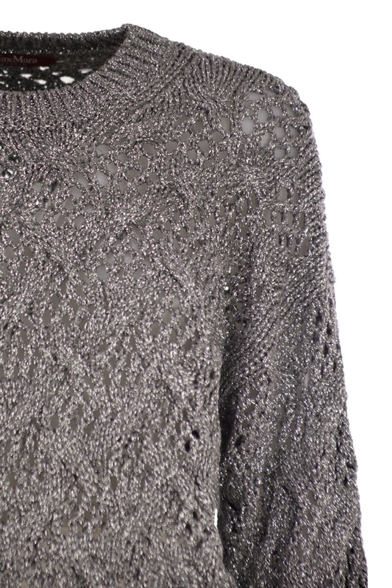 MAX MARA Diamond-Pattern Corded Knitwear - Slightly Cropped